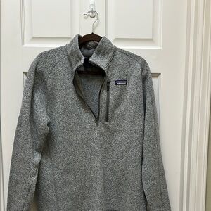 Patagonia Better Sweater Gray 1/4-Zip Fleece
